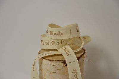 LABEL am Band "handmade" 15mm